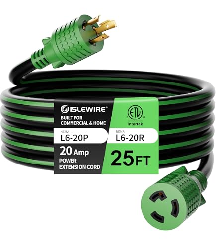 Amazon.com: 25FT NEMA L14-20 Generator Extension Cord, L14-20P to